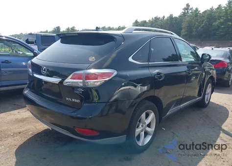 2013 Lexus Rx 350 z USA, uszkodzony, nr VIN 2T2BK1BA4DC206010